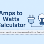 Amps to Watts Calculator
