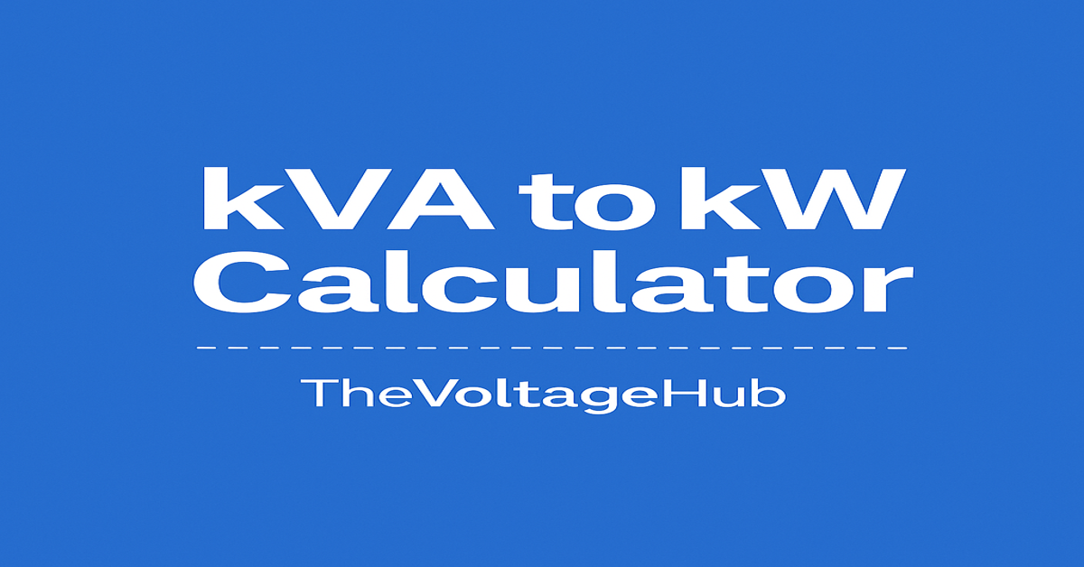 kVA_to_kW_Calculator
