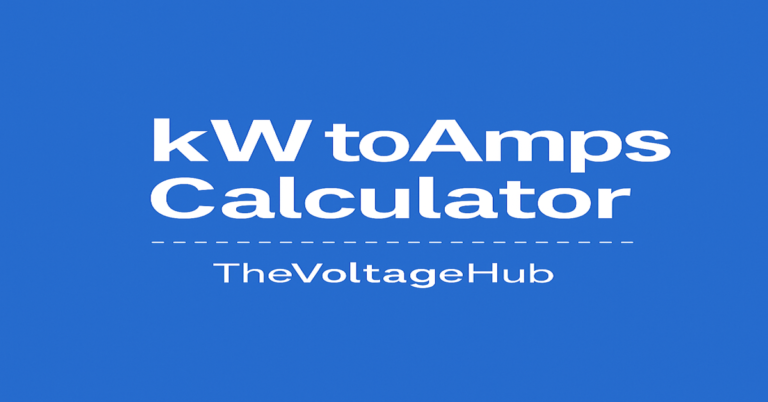 kW to Amps Calculator